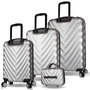 Zoozie Bags Juego de maletas de 4 piezas Gris